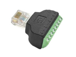 NVT NV-RJ45A NVT RJ45/Screw Terminal Block adaptateur (2) UTP/coax