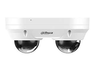 Dahua DH-IPC-HDBW2449FP-AS-E2-IL-0280B Dahua WizSense  2 x  4 MP  Hybrid light  Mini Dome compacte Anti-Vandale avec objectif 2.8mm