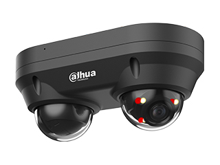 Dahua DH-IPC-HDBW2449FP-AS-E2-IL-0280B-Black Dahua WizSense  2 x  4 MP  Hybrid light  Mini Dome compacte Anti-Vandale avec objectif 2.8mm