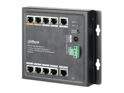 Dahua DH-PFS3111-8ET-96-F Dahua switch Dahua 11 ports avec 8 ports PoE 8*RJ45 10/100M (PoE )2*RJ45 10/100/1000M (uplink) 1*SFP 1000M (uplink) alimentation 48-57Vdc