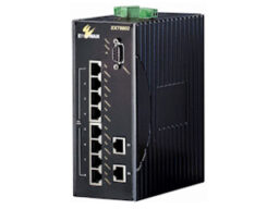 Etherwan EX78802-01BT Etherwan Managed Hardened 10-port 10/100BASE (8x PoE) et 2 ports 100/1000 T