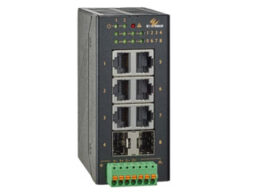 Etherwan TG100H-0602 Etherwan Hardened Unmanaged 6 port 10/100 /1000 Base-TX + 2 port SFP 100/1000 Gigabit switch