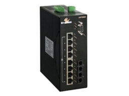 Etherwan EX78802-03BT Etherwan Managed Hardened 10-port 10/100BASE (8x PoE) et 2 100/1000 SX MM 550m