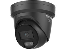 Hikvision DS-2CD2347G3-LI2UY(2.8mm)(BLACK) Hikvision 4MP Smart Hybrid Light avec ColorVu WDR Turret caméra reseau avec objectif fixe