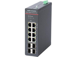 Hikvision DS-3T1512HP-SI-8P4F/No Power unit Hikvision  8 Port Gigabit Smart Managed Industrial POE Switch