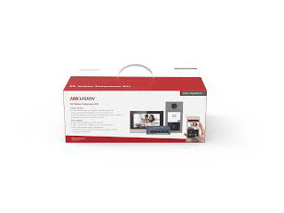 Hikvision DS-KIS604-S(C)(O-STD)/Europe BV Hikvision Kit d'interphone vidéo IP pour villa ou maison