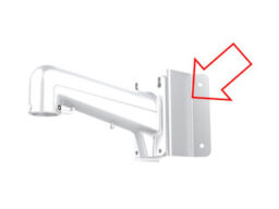 Hikvision DS-1602ZJ-corner-P Hikvision Set de montage sur un coin pour PTZ dome