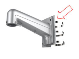 Hikvision DS-1602ZJ-Pole-P Hikvision Set de montage sur un poteau pour PTZ dome