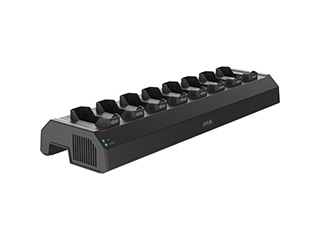 Axis Communications W701 MkII DOCKING STATION 8 BAY Axis Station d'accueil W701 Mk II 8 baies pour charger et transférer des images de 8 caméras portées sur le corps W102/120