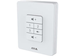 Axis Communications C8310 Volume Controller Axis le contrôleur de volume C8310 vous permet de régler le volume et de choisir entre 3 sources sonores préprogrammées