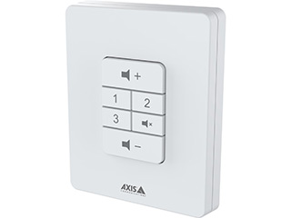 Axis Communications C8310 Volume Controller Axis le contrôleur de volume C8310 vous permet de régler le volume et de choisir entre 3 sources sonores préprogrammées