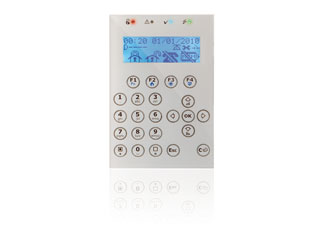 Inim Certified Concept/GBianco Inim concept clavier tactile avec LCD graphique pour centrales d'alarme Smartliving et Prime