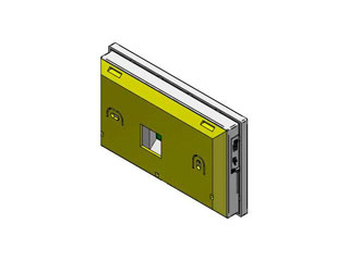 Inim Certified KB-ALIEN/SB Inim support d'installation / entretoise en plastique Inim White pour éloigner le clavier Alien / SB du mur (unité d'emballage = 18 unités).