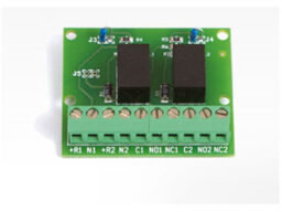 Venitem RN 12/24 Venitem double relais circuit interface 12Vdc 1A - entrée 12 Vdc ou 24Vdc - 2 sorties pour signalisation des leds en fonction