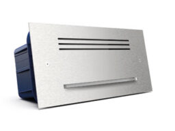 Venitem GIUDECCA SS Venitem GIUDECCA sirène extérieure intégrée avec couvercle Acier inoxydable brossé et flash LED RGB