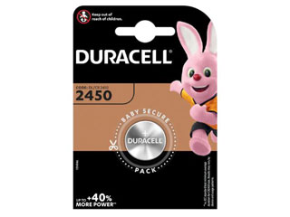 Duracell DU-CR2450-1 Pile bouton Duracell Lithium 3V DL2450 - par pièce