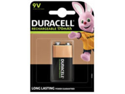Duracell Duracell 9V Rechargeable - Piece(1) Pile Duracell RCR Ultra NiMH 9V 170mAh - par pièce