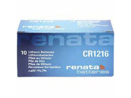 Alpha REN-CR1216-10 Renata Pile bouton Lithium 3V CR1216 - La boîte contient 10 pièces