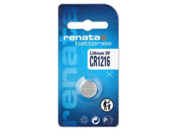 Alpha REN-CR1216-1 Renata Pile bouton Lithium 3V CR1216 - Blister contient 1 pièce