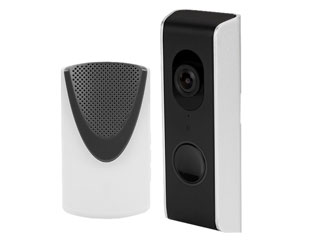 RISCO RVDBA701000A Sonnette vidéo WiFi Risco avec caméra 2MP et sonnette sans fil
