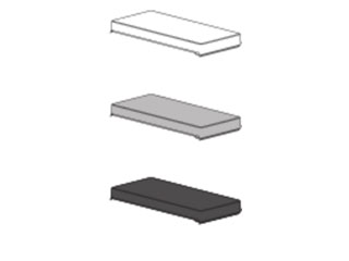Optex BXS CAP(BL) Optex couvercle noire pour back box détecteurs extérieurs BXS