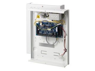 Acre (Vanderbilt) SPCP432.300 Vanderbilt alimentation de 1.5A pour sur le bus des panneaux d'alarme SPC . L'alimentation compacte dans boîtier (G2) est livrée avec un contrôleur de porte SPCA210 et offre de l'espace pour une batterie 7Ah.