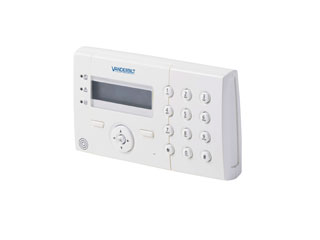 Acre (Vanderbilt) SPCK421.100 Vanderbilt clavier standard pour les centrales SPC avec écran LCD bleu 2 x 16 caractères et lecteur de proximité 125KHz.