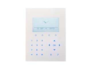 Acre (Vanderbilt) SPCK520.100-N Vanderbilt clavier Compact avec écran graphique grand pour les panneaux d'alarme SPC