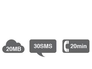 Tele2 IoT Tele2 20MB + 30SMS + 20min Abo Tele2 IoT abonnement avec 20MB de données