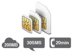 Tele2 IoT Tele2 200MB + 30SMS + 20min SIM Tele2 IoT carte SIM pour abonnement avec 200MB + 30SMS + 20 minutes par mois. Sur tous nos services "Machine à Machine"