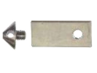 Naria Security BULS016M006C Naria Boulon de montage avec trou M6x6