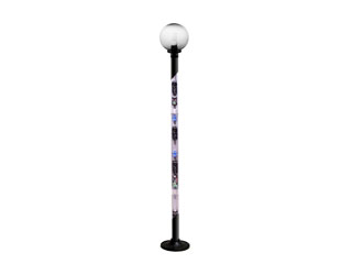 Politec MES SMA 9250 Politec Parvis colonne infrarouge de 2.5m de haut avec 4 cellules TX + 4RX pour placement libre avec une portée de 200m/100m (intérieur/extérieur)