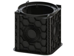 Politec POB 30 Politec boîtier de montage au sol de 30x30cm pour Parvis et Mana