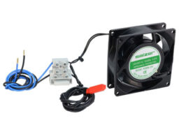 Pulsar ARAW45 Le ventilateur avec capteur de température est destiné à être monté dans des armoires RACK. Après avoir dépassé 45°C