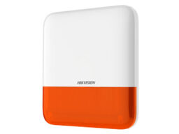 Hikvision DS-PS1-E-WE (ORANGE) Hikvision Bidirectionnelle sans fil ; sirène externe; flash orange compatible avec AX Pro