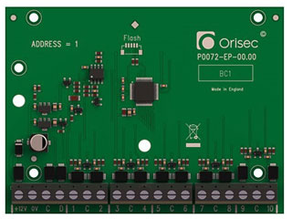 Orisec ZX-10L Orisec ZX-10L - Module d'extension locale pour utilisation dans les centrales d'alarme CP-20 et CP-60