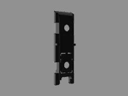 Ajax Bracket for DoorProtect Black Ajax Bracket pour DoorProtect en noir