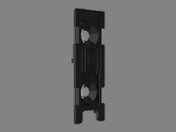 Ajax Bracket DoorProtect magnet Black Ajax Bracket pour aimant DoorProtect en noir