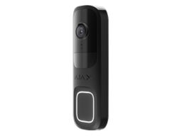 Ajax Ajax Doorbell black Ajax Doorbell (4 Mp/155°) noir. Sonnette vidéo avec IA intégrée