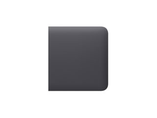 Ajax SideButton (1-gang)-GRA Ajax Sidebutton