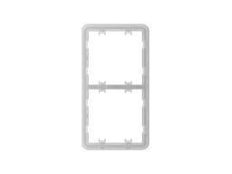 Ajax Ajax Frame (2 seats) Vertical Ajax Cadre pour deux interrupteurs/outlets en position verticale.
