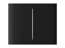 Ajax Ajax CenterButton (2-gang) black Vertical Ajax CenterButton