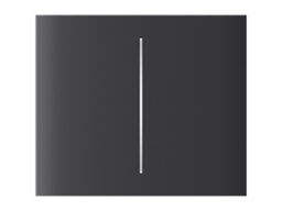Ajax Ajax CenterButton (2-gang) graphite Vertical Ajax CenterButton