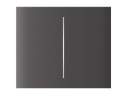 Ajax Ajax CenterButton (2-gang) grey Vertical Ajax CenterButton