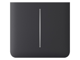 Ajax Ajax SideButton (2-gang) graphite Vertical Ajax Sidebutton