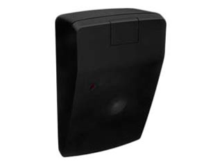 Alarmtech AD 800-BL Alarmtech détecteur acoustique de bris de verre noire avec une portée de 9m à 165°