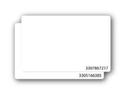 Snelpas CCA426-01 Bedrukt SPC en ALIRO Snelpas Mifare Card format ISO7810/7813. Equipé de Mifare 1K Chip