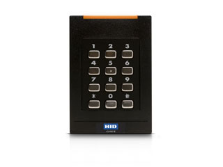 HID 921NWNNEK00324 HID lecteur de carte à puce HID iCLASS SE RK40 sans contact avec clavier à code PIN. Spécialement configurable pour l'application MIFARE Classic Sector ou MIFARE DESFire EV1. Version noire avec câble moulé. Le CP1000D HID est nécessaire pour coder les cartes et configurer les lecteurs (article n degrés 40008167).
