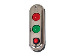 SEWOSY PLS1224BZP Sewosy Platine de signalisation LED avec buzzer integré et bouton-poussoir.