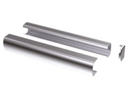 SEWOSY EFLEX-G1 Sewosy goulotte aluminium 1 mètre + capuchon de finition pour série EFLEX.